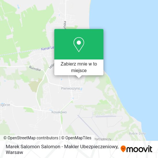 Mapa Marek Salomon Salomon - Makler Ubezpieczeniowy