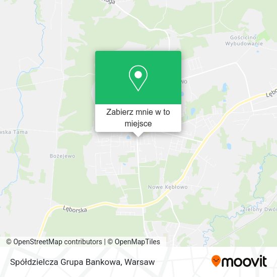 Mapa Spółdzielcza Grupa Bankowa