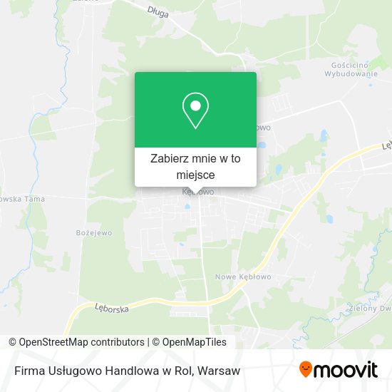 Mapa Firma Usługowo Handlowa w Rol