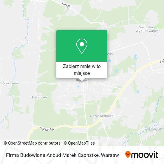 Mapa Firma Budowlana Anbud Marek Czonstke