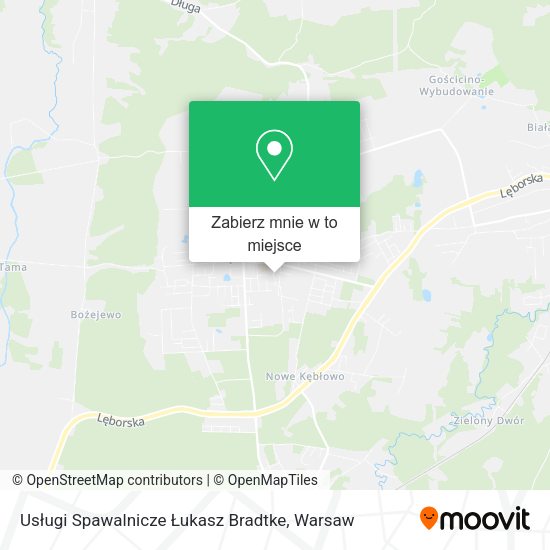 Mapa Usługi Spawalnicze Łukasz Bradtke