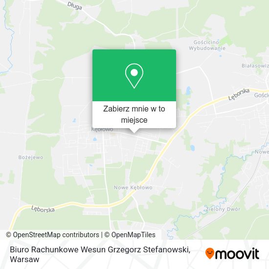 Mapa Biuro Rachunkowe Wesun Grzegorz Stefanowski