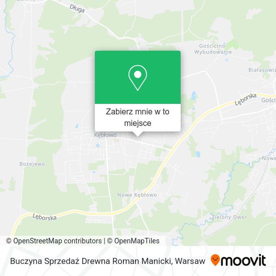 Mapa Buczyna Sprzedaż Drewna Roman Manicki