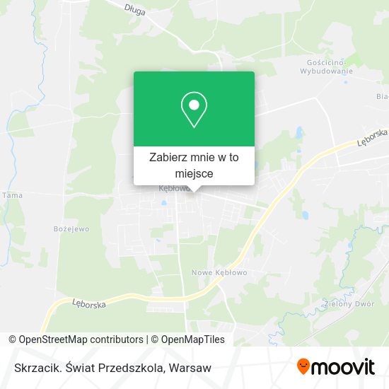 Mapa Skrzacik. Świat Przedszkola