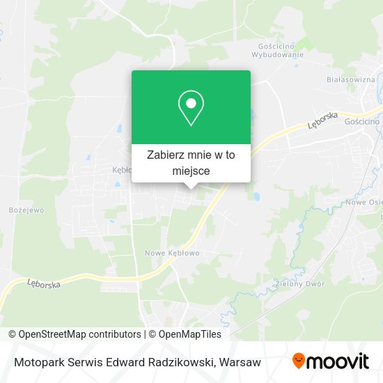 Mapa Motopark Serwis Edward Radzikowski