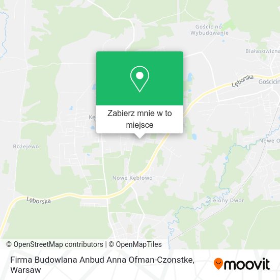 Mapa Firma Budowlana Anbud Anna Ofman-Czonstke