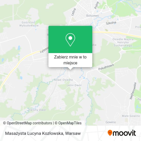 Mapa Masażysta Lucyna Kozłowska