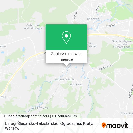 Mapa Usługi Ślusarsko-Takielarskie. Ogrodzenia, Kraty