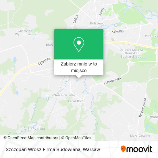 Mapa Szczepan Wrosz Firma Budowlana