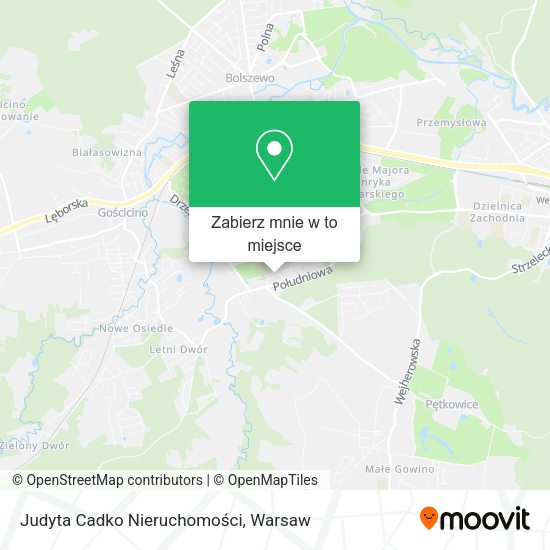 Mapa Judyta Cadko Nieruchomości