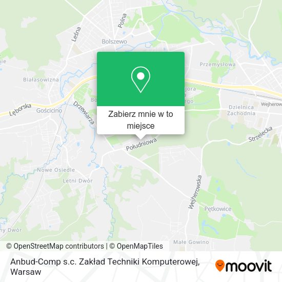 Mapa Anbud-Comp s.c. Zakład Techniki Komputerowej