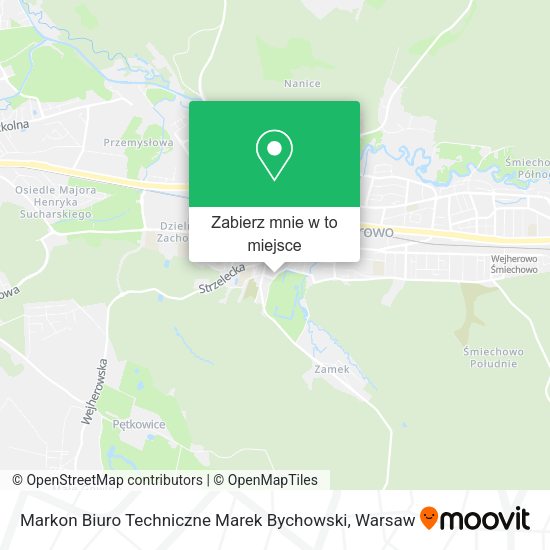 Mapa Markon Biuro Techniczne Marek Bychowski