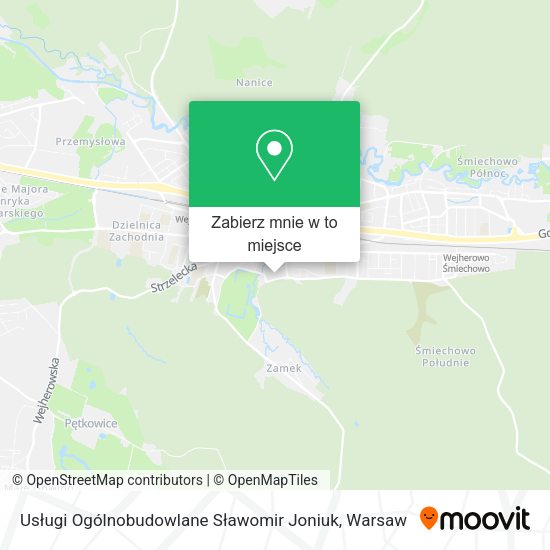 Mapa Usługi Ogólnobudowlane Sławomir Joniuk