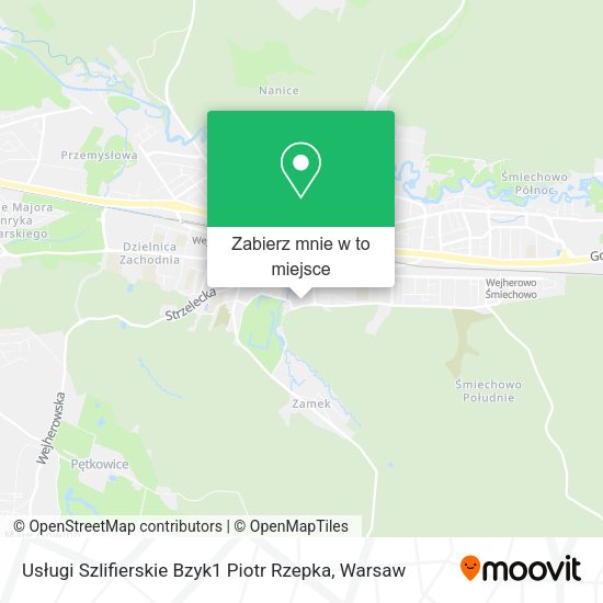 Mapa Usługi Szlifierskie Bzyk1 Piotr Rzepka