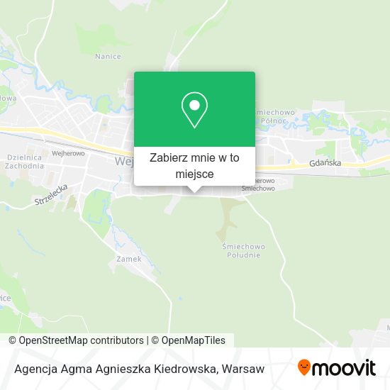 Mapa Agencja Agma Agnieszka Kiedrowska