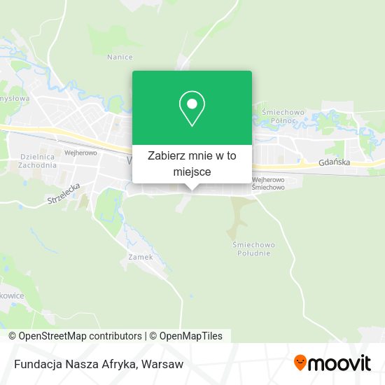 Mapa Fundacja Nasza Afryka