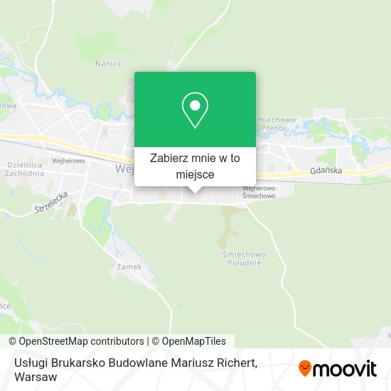 Mapa Usługi Brukarsko Budowlane Mariusz Richert