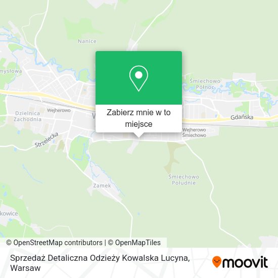 Mapa Sprzedaż Detaliczna Odzieży Kowalska Lucyna