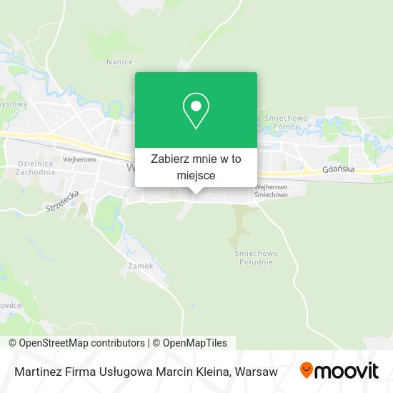 Mapa Martinez Firma Usługowa Marcin Kleina