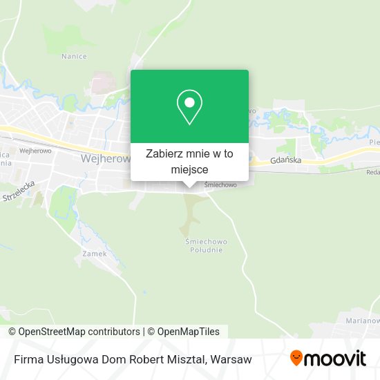 Mapa Firma Usługowa Dom Robert Misztal