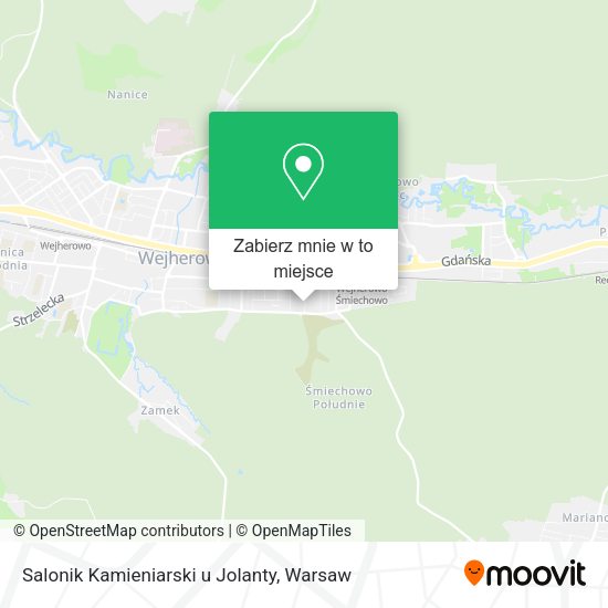 Mapa Salonik Kamieniarski u Jolanty