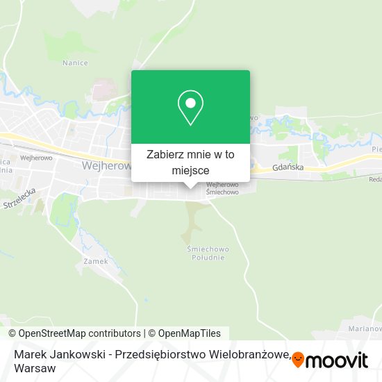 Mapa Marek Jankowski - Przedsiębiorstwo Wielobranżowe