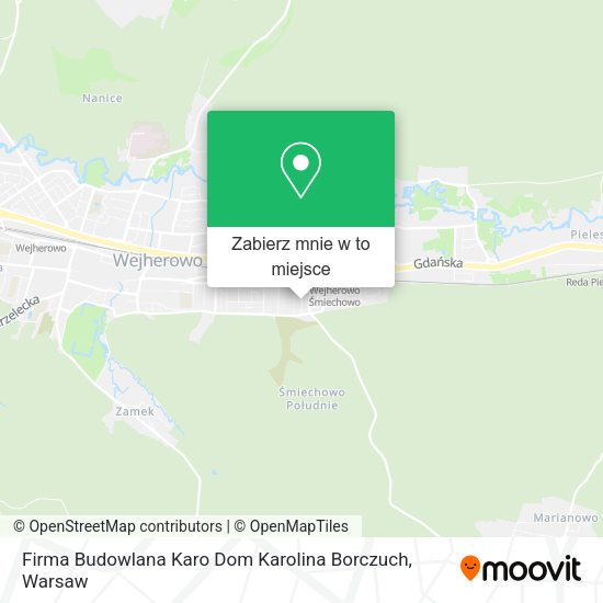 Mapa Firma Budowlana Karo Dom Karolina Borczuch