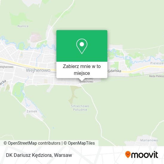 Mapa DK Dariusz Kędziora