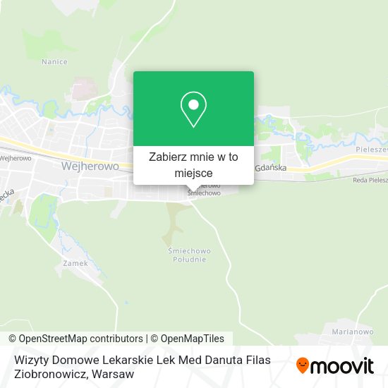 Mapa Wizyty Domowe Lekarskie Lek Med Danuta Filas Ziobronowicz