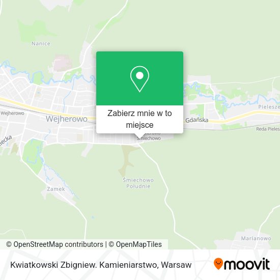 Mapa Kwiatkowski Zbigniew. Kamieniarstwo