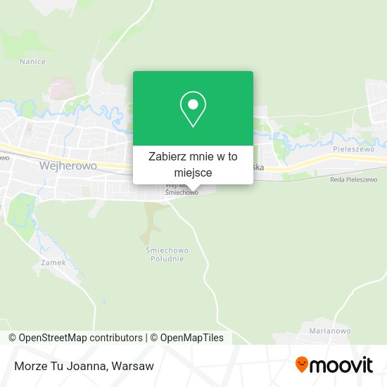 Mapa Morze Tu Joanna