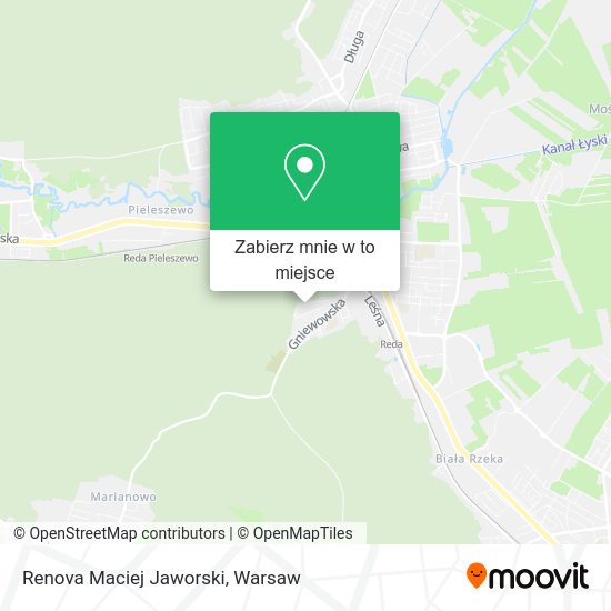 Mapa Renova Maciej Jaworski