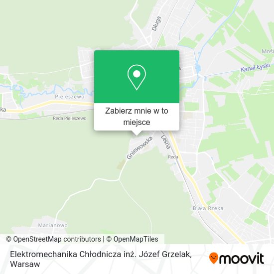 Mapa Elektromechanika Chłodnicza inż. Józef Grzelak