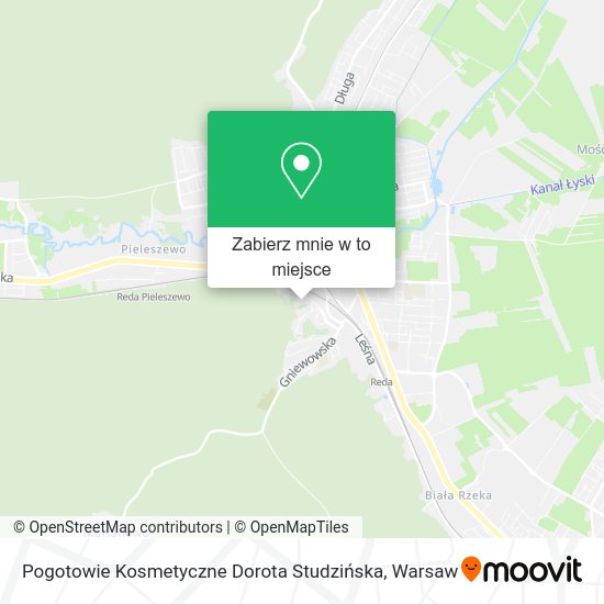 Mapa Pogotowie Kosmetyczne Dorota Studzińska