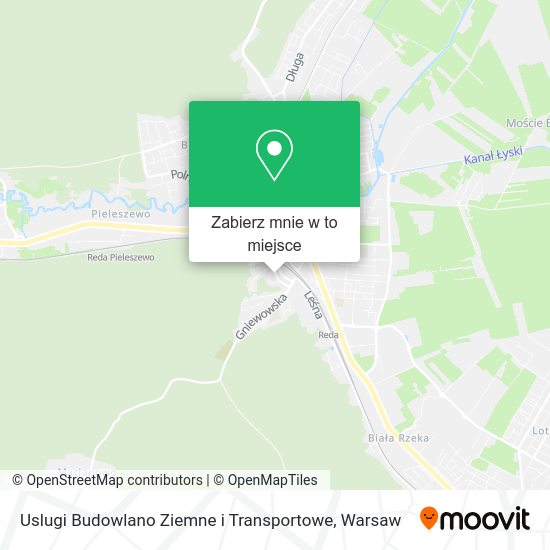 Mapa Uslugi Budowlano Ziemne i Transportowe