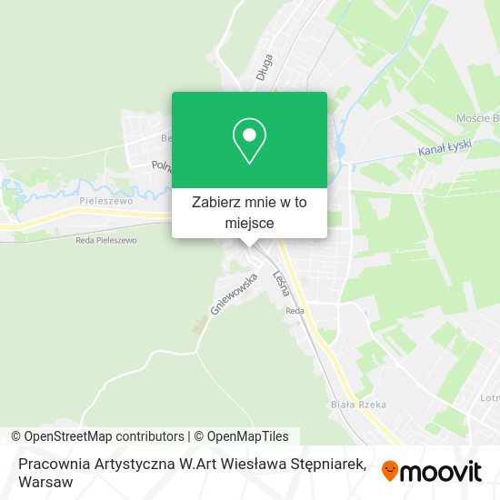 Mapa Pracownia Artystyczna W.Art Wiesława Stępniarek