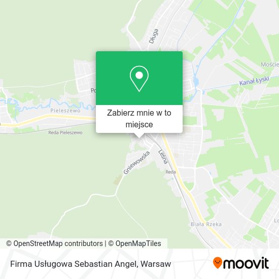 Mapa Firma Usługowa Sebastian Angel