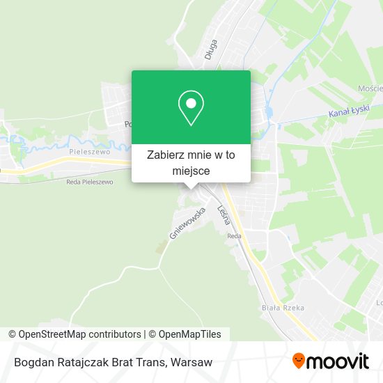 Mapa Bogdan Ratajczak Brat Trans