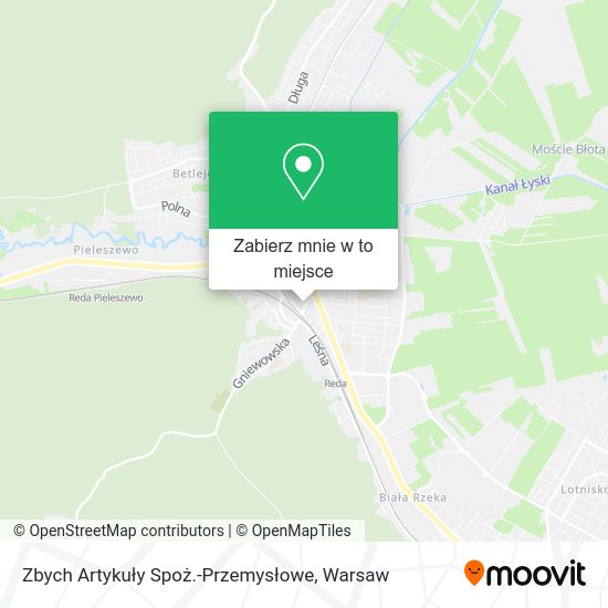 Mapa Zbych Artykuły Spoż.-Przemysłowe