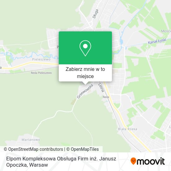 Mapa Elpom Kompleksowa Obsługa Firm inż. Janusz Opoczka