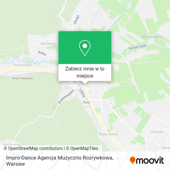 Mapa Impro-Dance Agencja Muzyczno Rozrywkowa