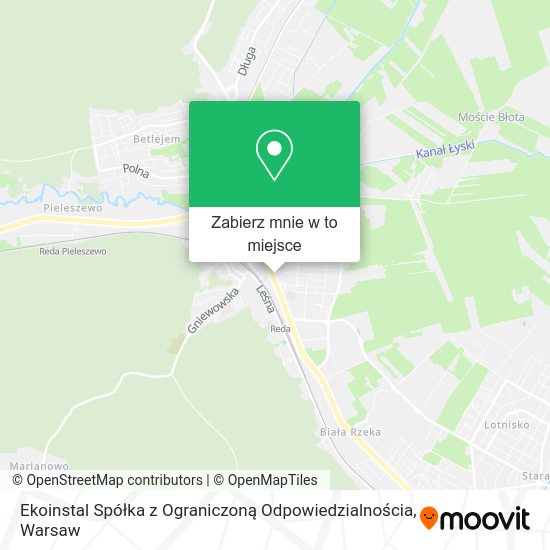 Mapa Ekoinstal Spółka z Ograniczoną Odpowiedzialnościa