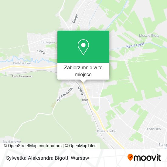 Mapa Sylwetka Aleksandra Bigott