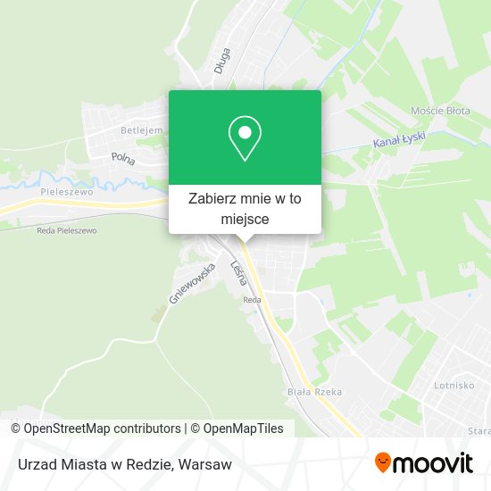 Mapa Urzad Miasta w Redzie