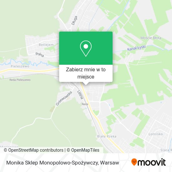 Mapa Monika Sklep Monopolowo-Spożywczy