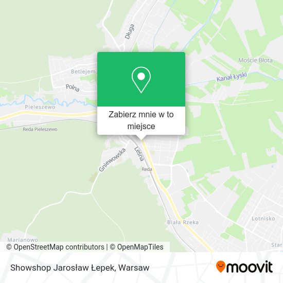 Mapa Showshop Jarosław Łepek