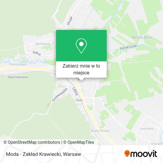 Mapa Moda - Zakład Krawiecki