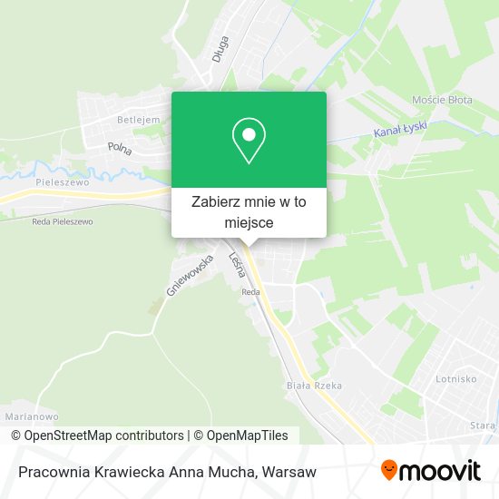 Mapa Pracownia Krawiecka Anna Mucha