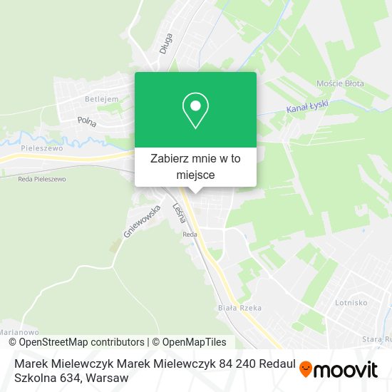 Mapa Marek Mielewczyk Marek Mielewczyk 84 240 Redaul Szkolna 634