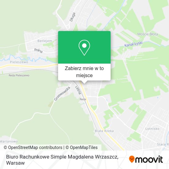 Mapa Biuro Rachunkowe Simple Magdalena Wrzaszcz